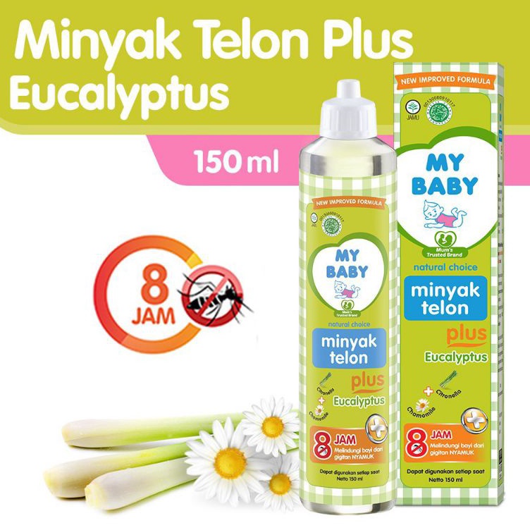 

Praktis MINYAK TELON MY BABY 15ML 9ML PLUS EUCALYPTUS MINYAK BAYI ANTI NYAMUK 8 JAM