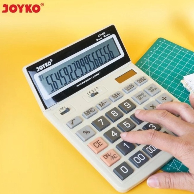 

JOYKO CC 5 16 DIGIT CHECK CORRECT CALCULATOR ORIGINAL Kalkulator Meja spt SDC878