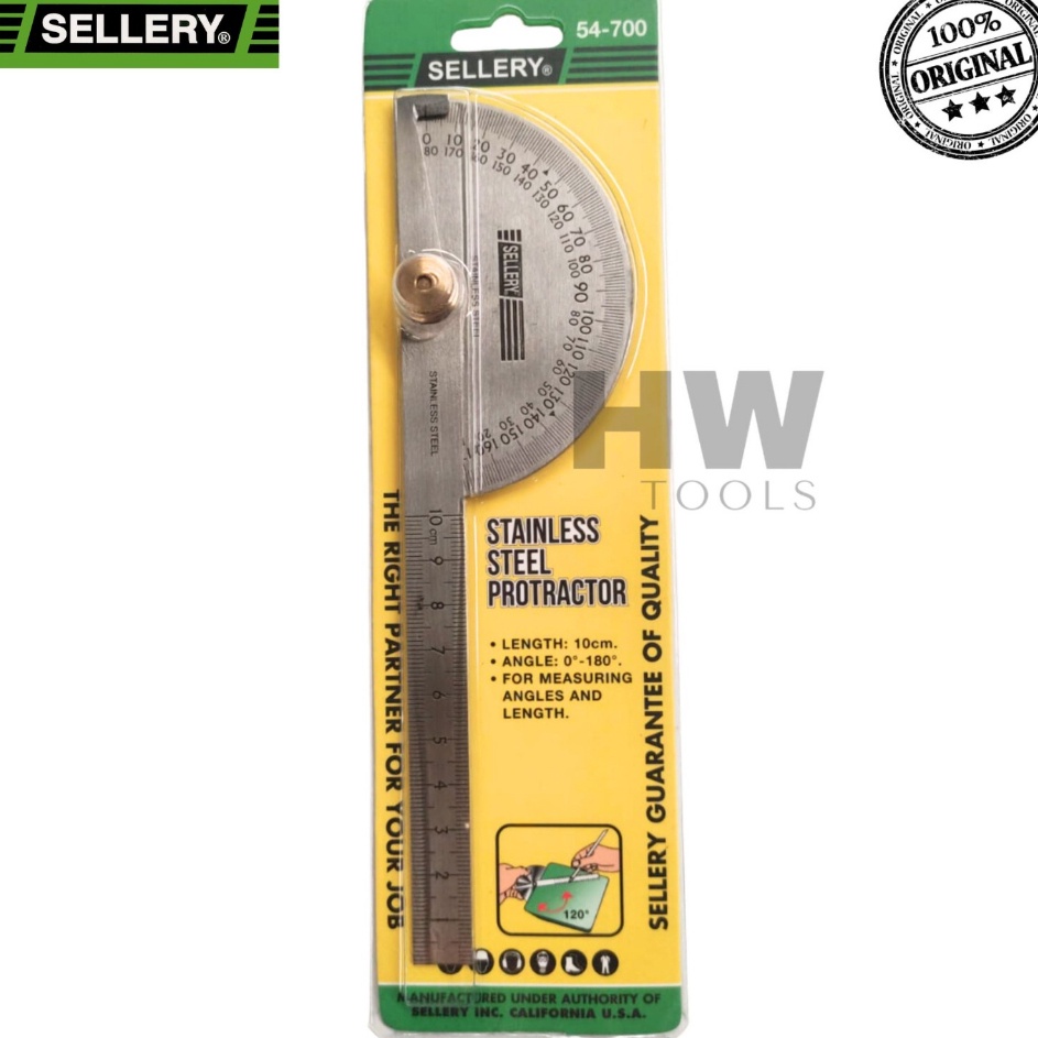 

Ready MISTAR BUSUR DERAJAT STAINLESS STEEL PROTRACTOR SELLERY 547