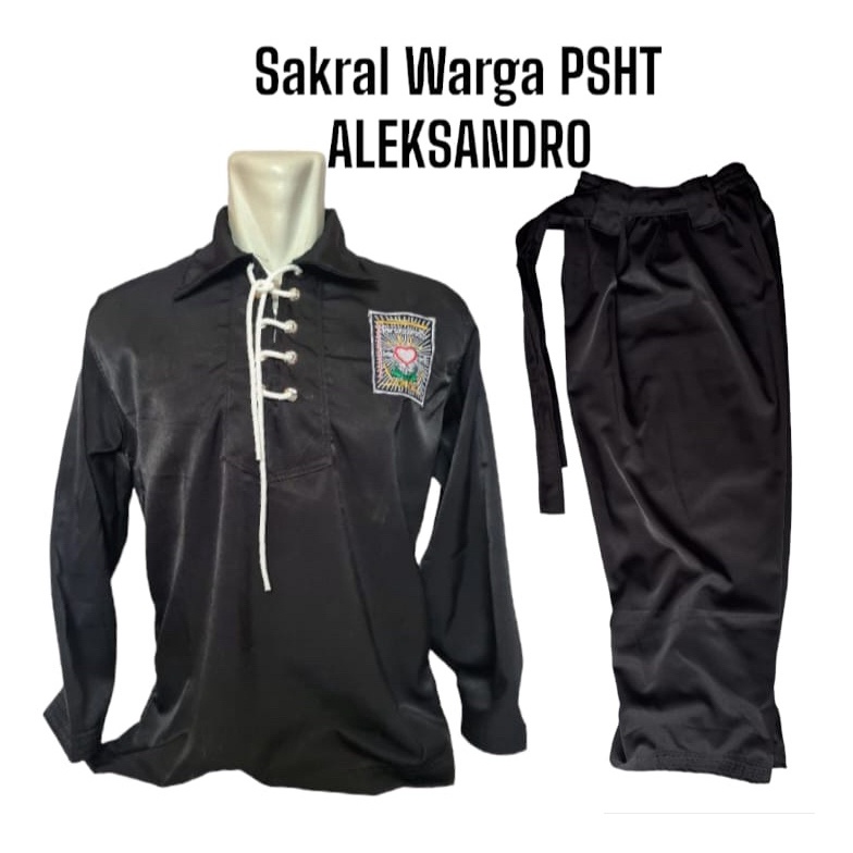 KODE I85I SAKRAL WARGA PSHT ALEXANDRO BAHAN LICIN MENGKILAP  1 SET Gratis Stiker