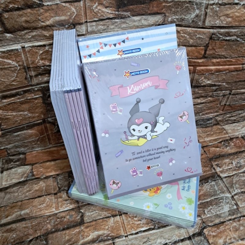 

[ 5 BUKU ] BUKU TULIS NEWSTAR 38 LEMBAR KARAKTER KUROMI CINNAMOROLL UK A5