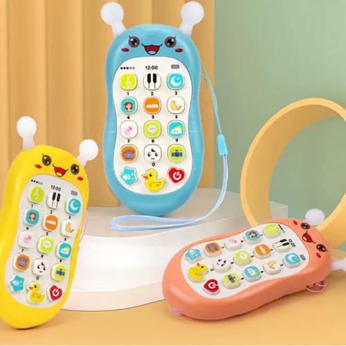 Theoana - Mainan Edukasi Anak Telepon Mainan Music Phone / Telepon Bayi / Handphone Bayi