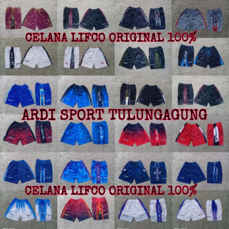 Celana volly LIFCO original S M L XL, celana voly LIFCO 100% original