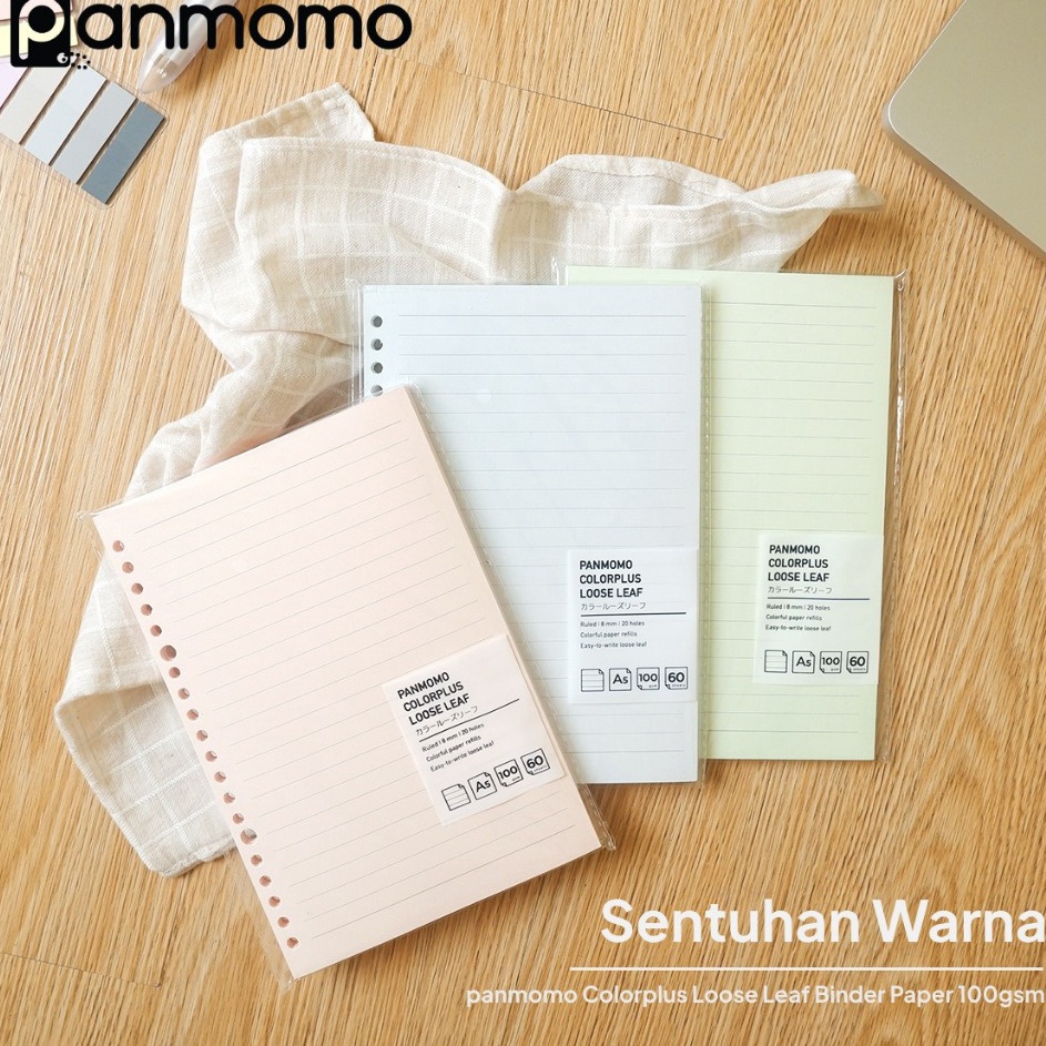 

Terlaku Panmomo Colorplus Loose Leaf Binder Paper 1gsm B5 Kes Refill Isi Ulang Binder Berwarna Pastel