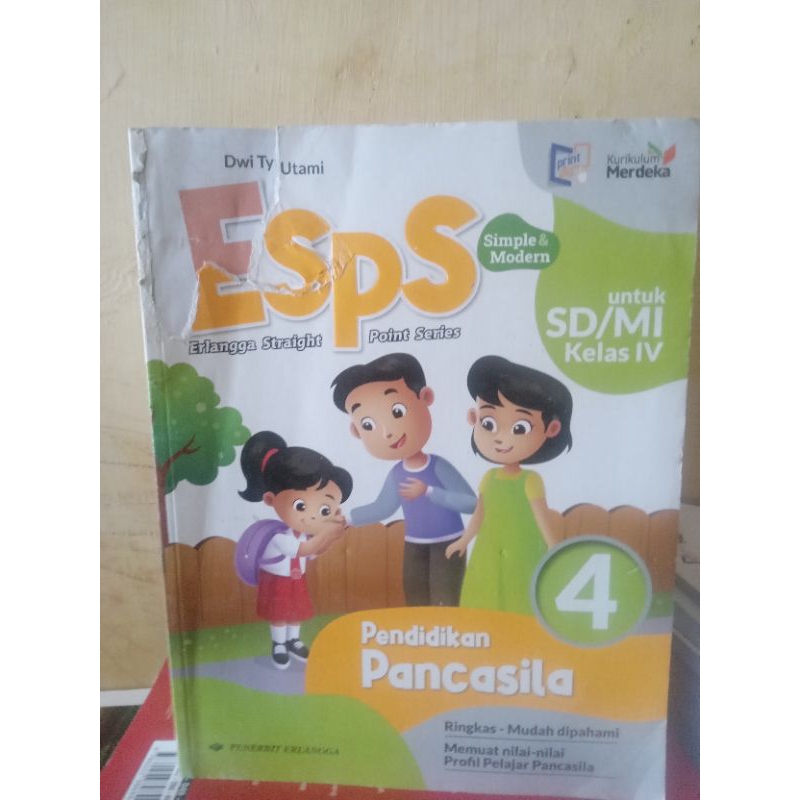 esps pendidikan pancasila kelas 4 sd erlangga kurikulum merdeka
