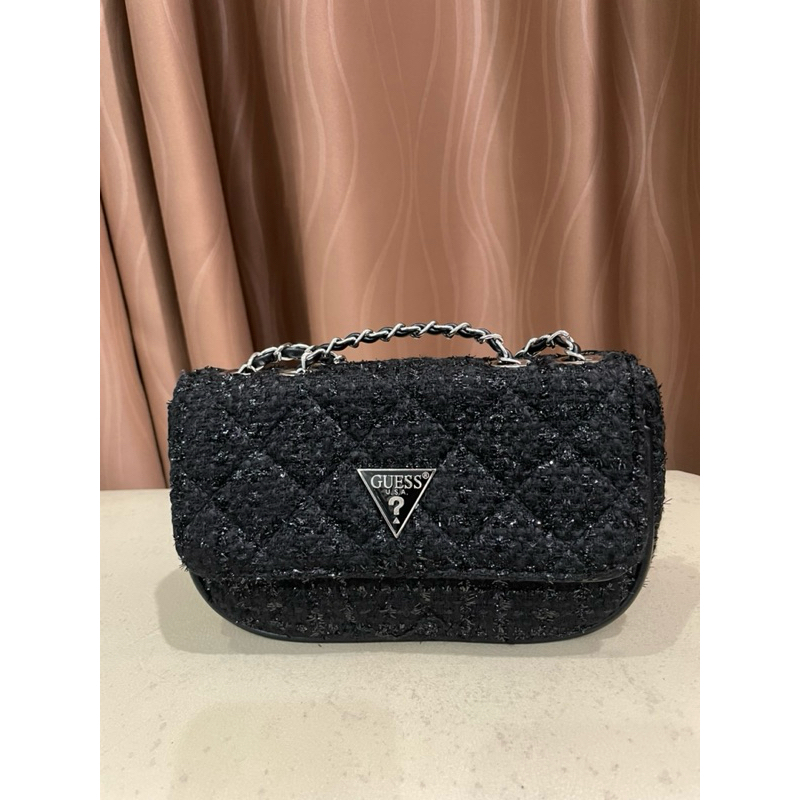 BRAND NEW GUESS NAYA CROSSBODY NAYA TWEED AUTHENTIC BAG