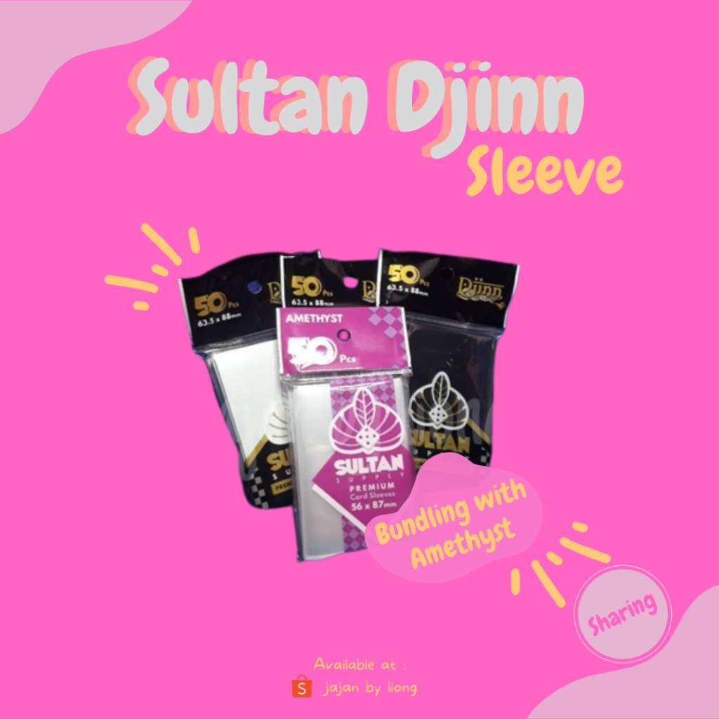 [SHARING BUNDLING] Sultan Supply Amethyst + Djinn Matte Sleeve Inner Sleeve for Photocard PC KPOP