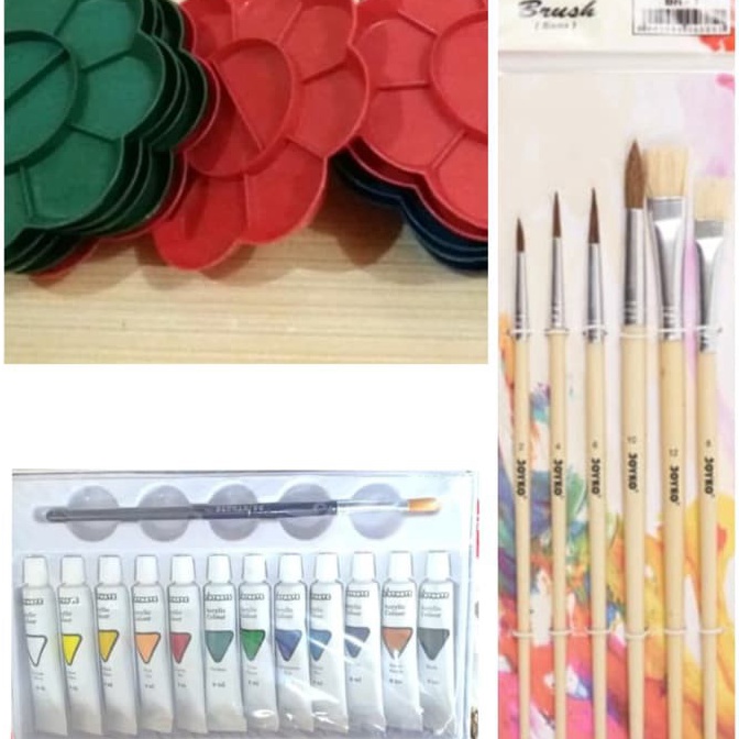 

KODE L84T Paket Lukis kuaspaletcat akrilik