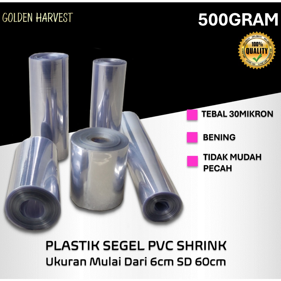 

KODE U83C plastik shrink segel pvc 5 gram bening kualitas tinggi