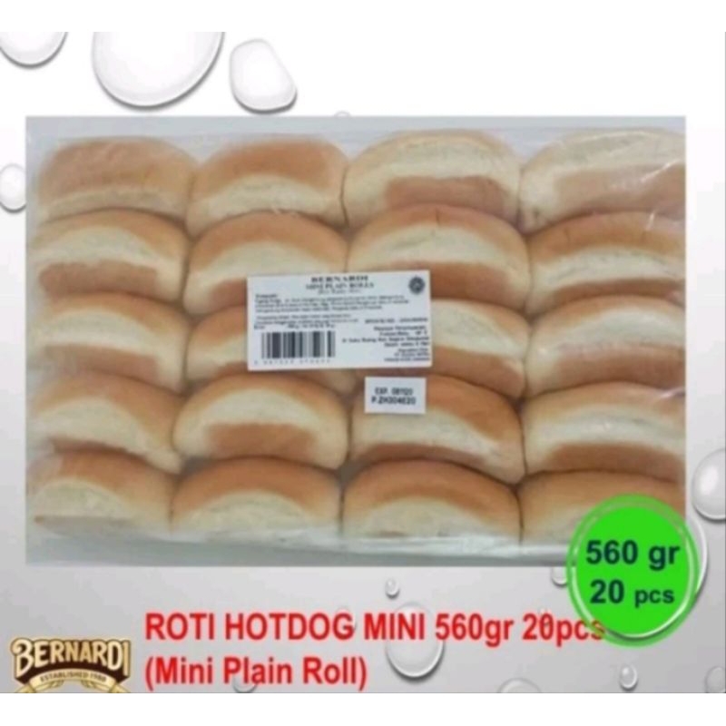 

Bernardi Roti Hot Dog Mini isi 20