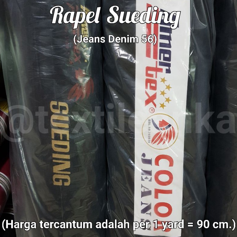 Flas Sale Kain Rapel Sueding Raphel Sueding Rafel Sueding Rafael Sueding Jeans Denim 56 MURAH GROSIR