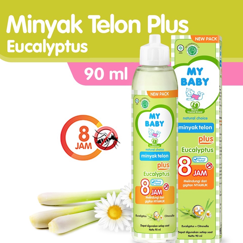 

My Baby Telon Plus 8 jam 9 mL Minyak Telon Eucalyptus Minyak Bayi 8 Jam Melindungi Dari Nyamuk