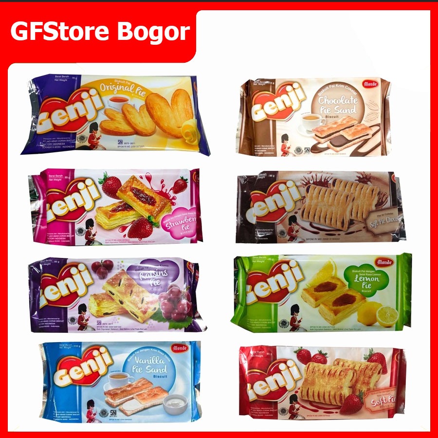 

Monde Genji Pie Soft Pie 70gr n 85gr Sand Pie 110gr All Variant