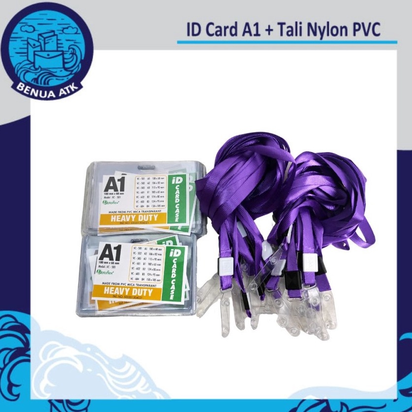 

Bundling ID Card A1 Tali ID Nylon Soft PVC Dataflex NYLKSFP