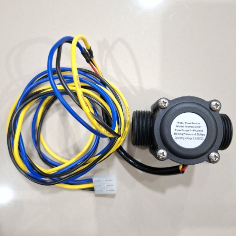 Flow Hitam Flow Sensor Sea Ukuran 1/2 & 3/4 inc Pom Mini Pertamini Digital