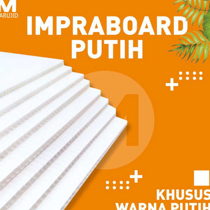 

Stok Banyak INFRABOARD IMPRABOARD PUTIH hanya putih A1 Tebal 5mm 8x6cm 6x85cm PP BOARD