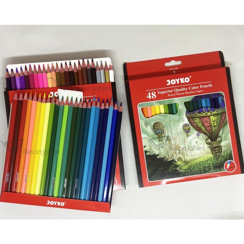 

Sale Pensil Warna Color Pencil Joyko CP127 48 Warna