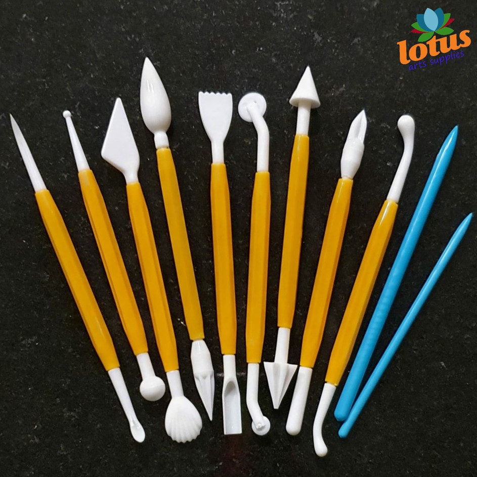 

VTEC Clay Plastik set 11 Alat Ukir Fondant Modelling Clay Tool
