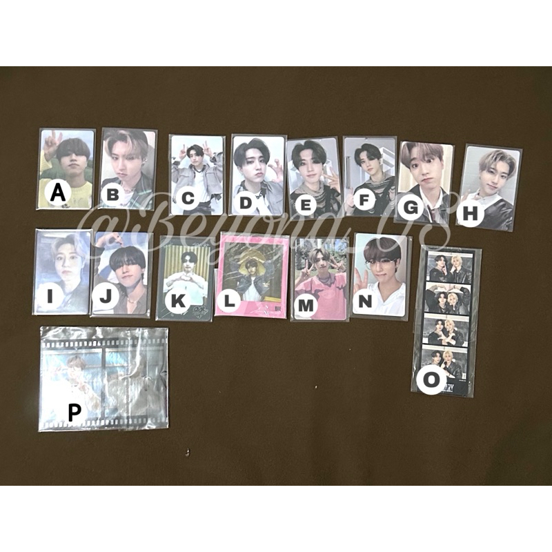 Photocard pc album unit lucky draw ld noeasy oddinary maxident han jisung minsung imy imn hyunsung r