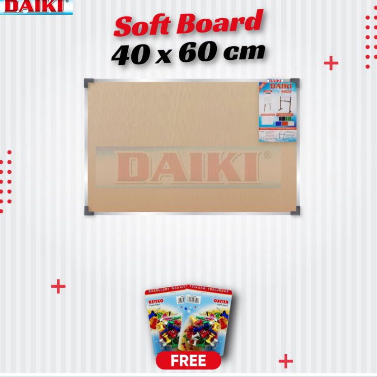 

Softboard Papan mading Classic DAIKI Uk 4x6 Cm