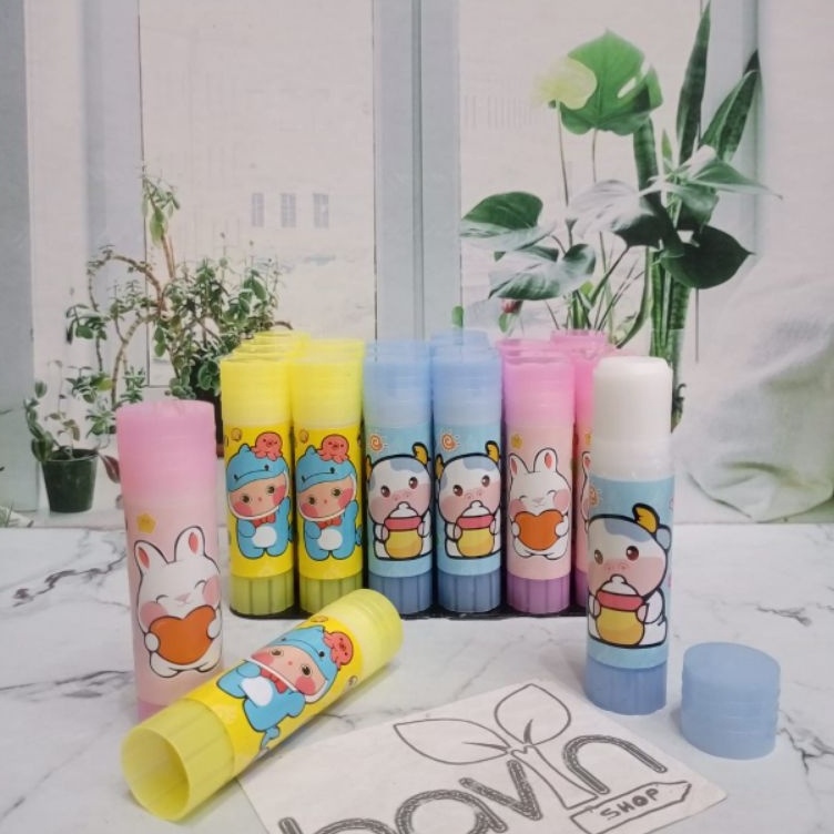 

Gaya Lem stik 1pak24pc ukuran BESAR 23gram Lem stick Lem murah Lem fancy Glue Stik Fancy BESAR