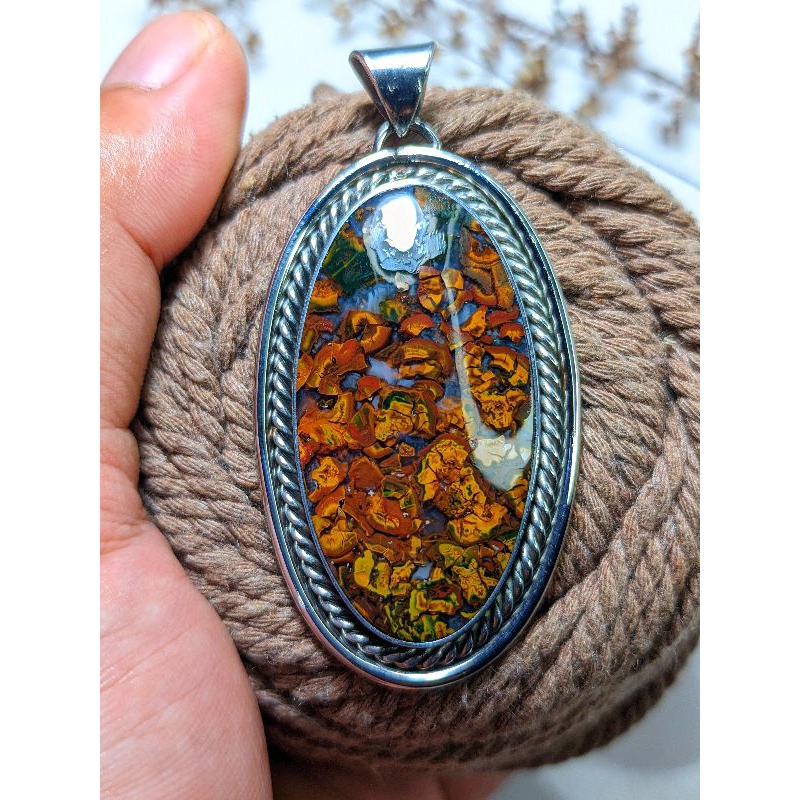 batu klawing jasper , kalung batu , liontin batu maligano