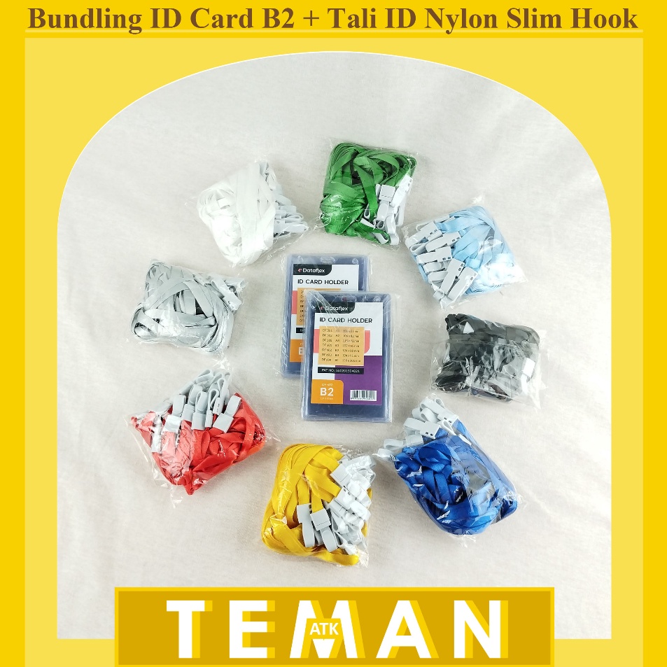 

Best Bundling ID Card B2 Tali Nylon Slim Hook Plastik CBTNYLK