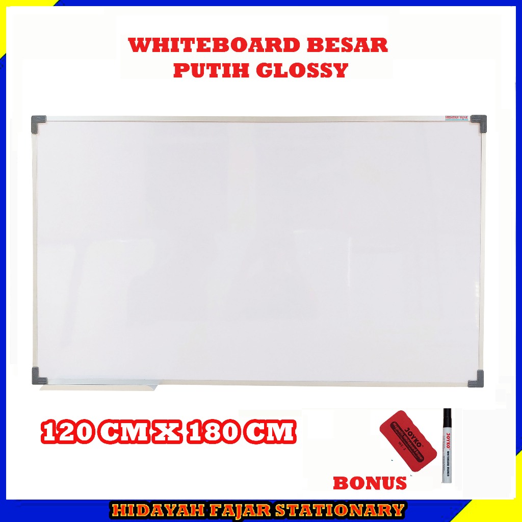 

Papan Tulis Besar Whiteboard 120 x 180