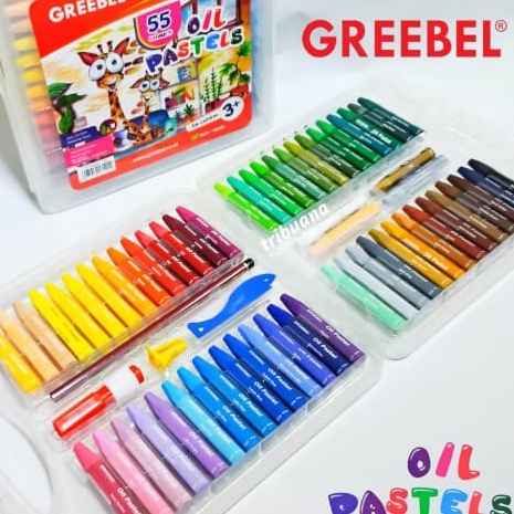 

Crayon Oil Pastel 55 Warna Grebeel