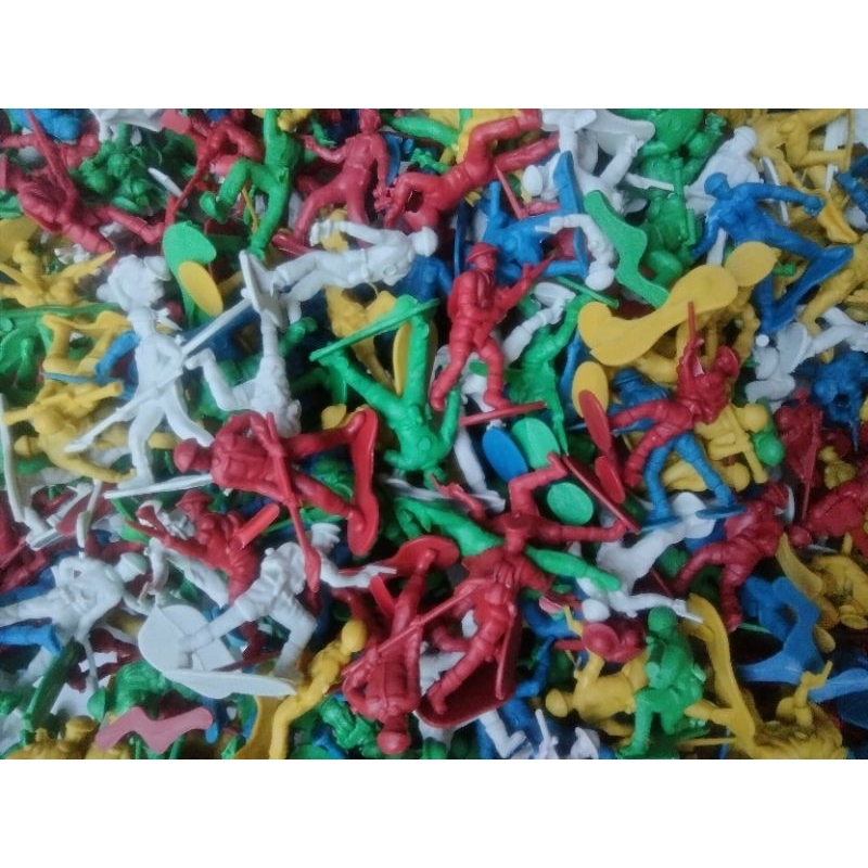 Mainan Bocil Murah Action Figure Plastik Tentara Patungan Plastik