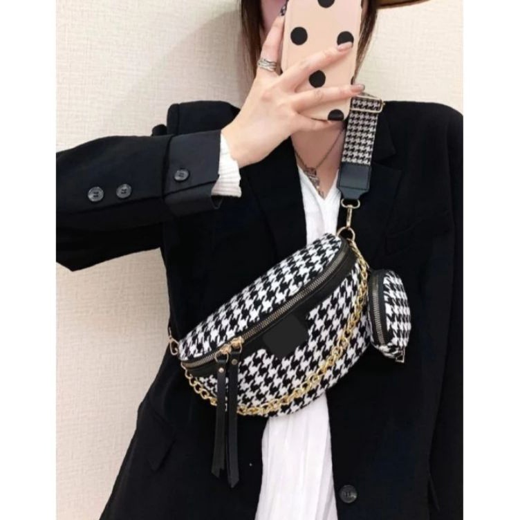 Bayar Di Tempat GROSIR BAGS  TAS WAITSBAG SELORMEN WANITA TERBARU TAS PINGGANG WANITA KOREA TAS DADA