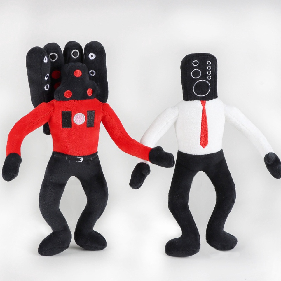 Skibidi Plush Doll Toilet Man Titan Cameraman TV Man Monitorman Speakerman Mainan Boneka