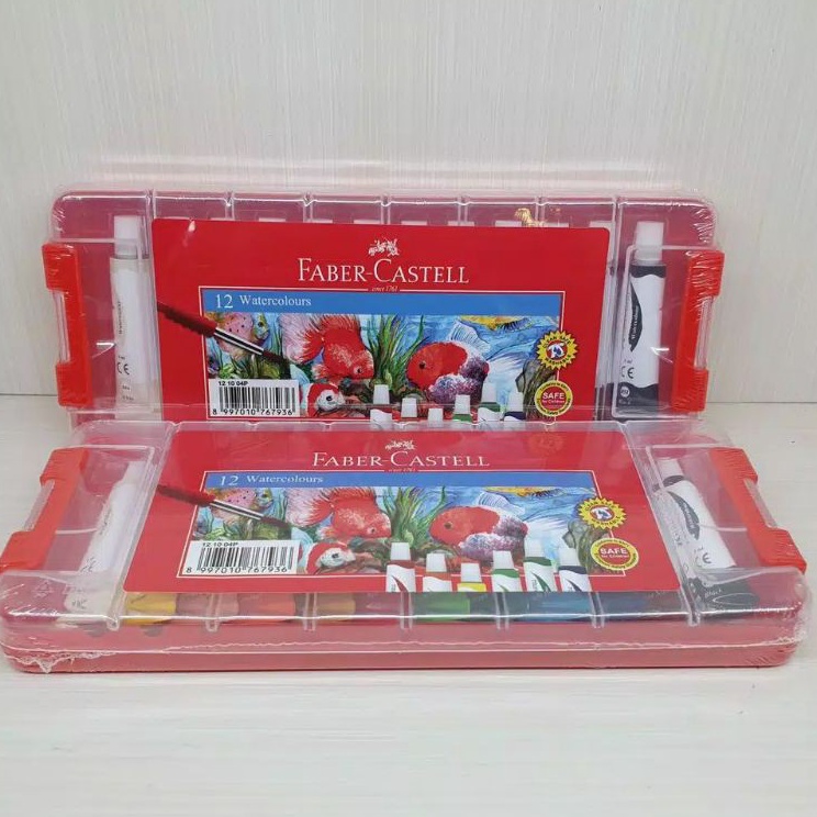 

Diskon Watercolours 6 ml set 12 Faber Castell Cat Air Faber Castell