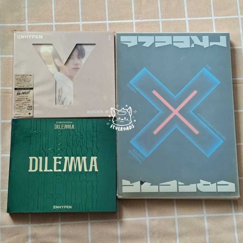 ENHYPEN SOLJACK JAKE DILEMMA ESSE & TXT FREEZE ALBUM ONLY