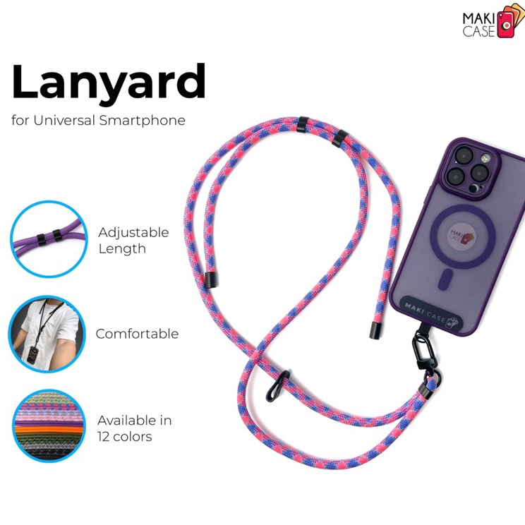 

Makicase Tali Lanyard Japan Premium Anti Pegal