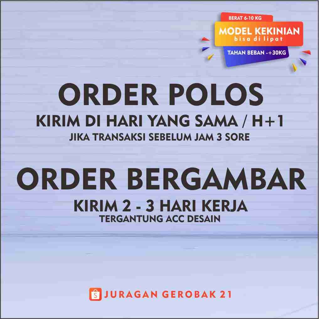 Tukuparty Booth Portable Komplit Kompor Gerobak Meja Lipat