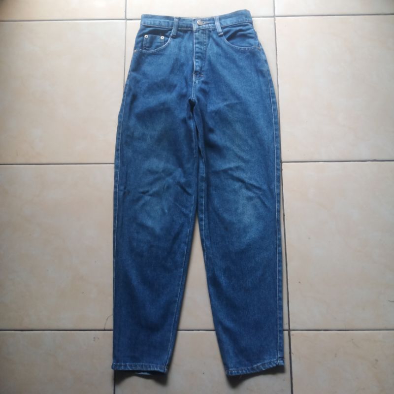 Celana Denim Blue Indigo anak second