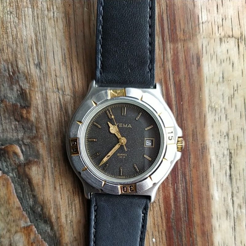 jam tangan yema diver wanita bekas/second