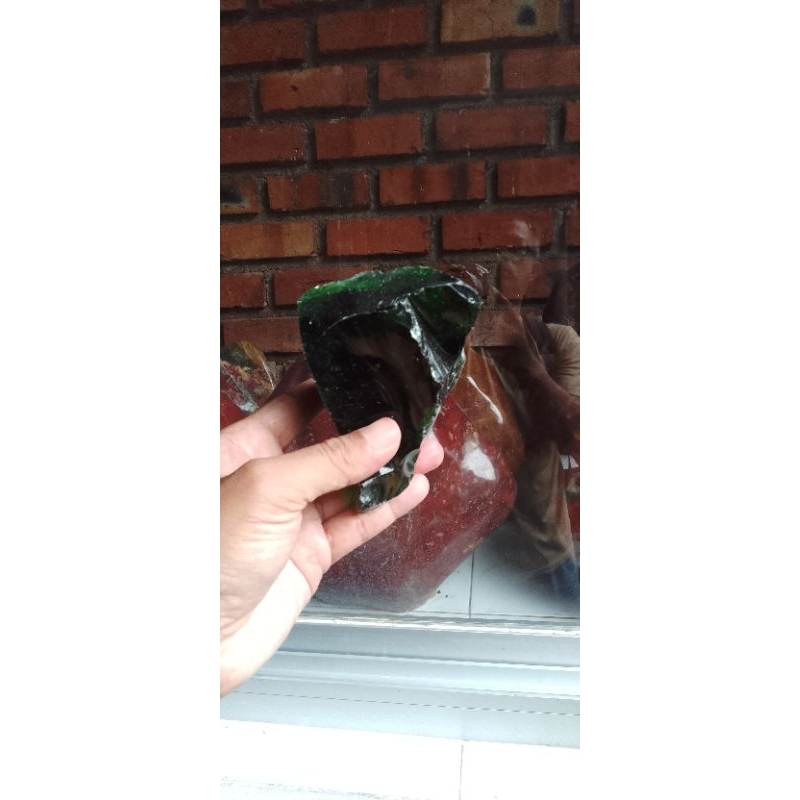 Obsidian Bahan Hijau Botol