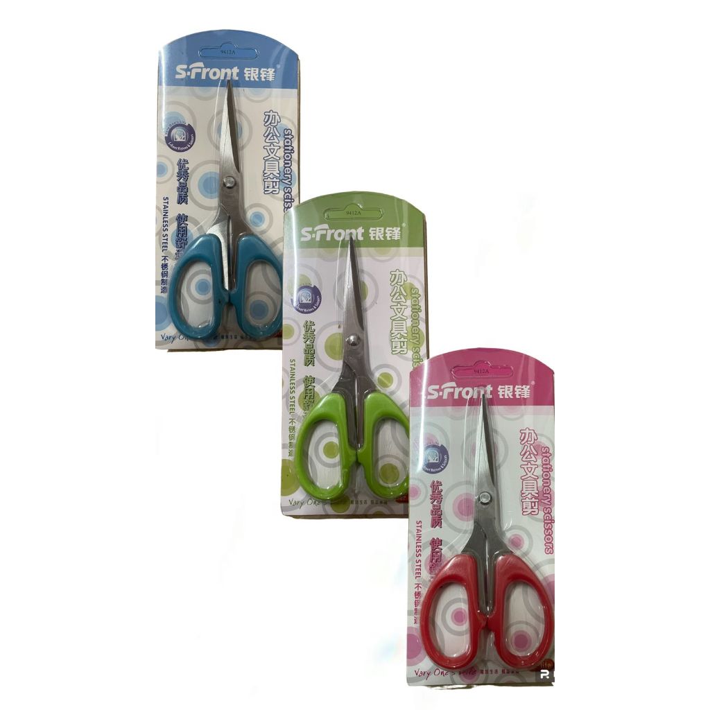 

Gunting Kertas Stainless Steel Anti Karat Bagus S-FRONT Medium 9412