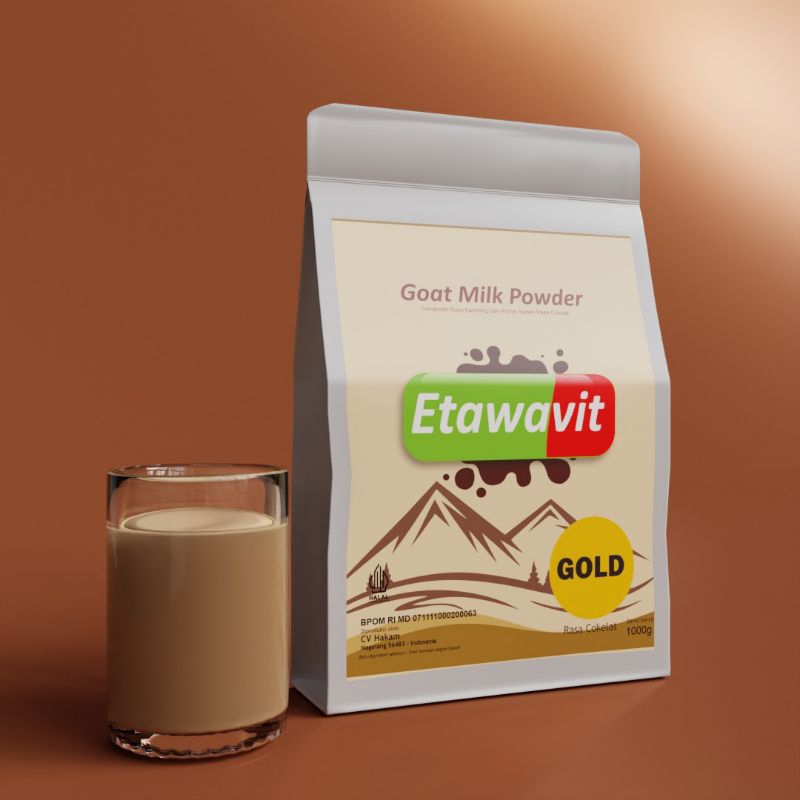 

Etawavit Susu Kambing Bubuk 60% Coklat 500 gram