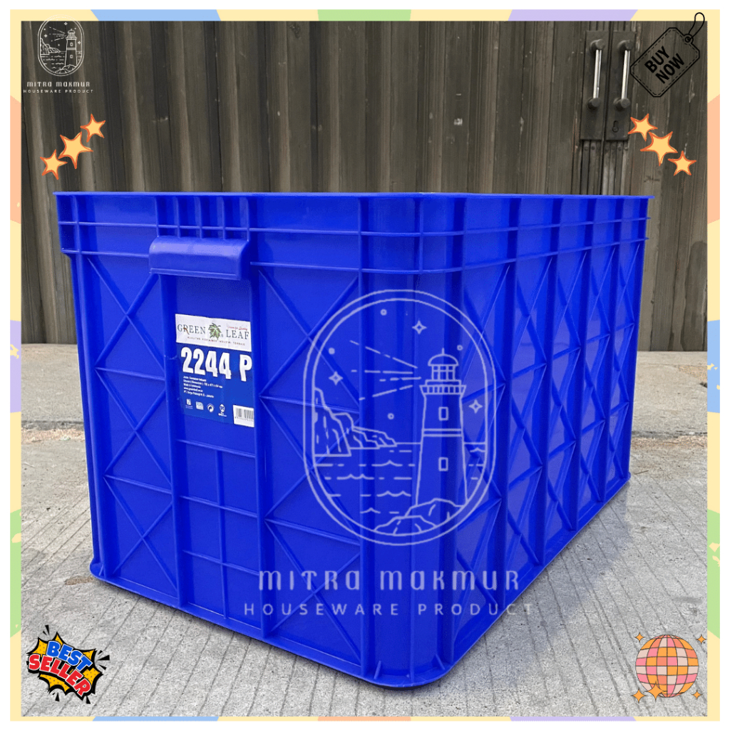 GREEN LEAF KERANJANG INDUSTRI WADAH INDUSTRI BOX TAHU 2244 P 132 LITER