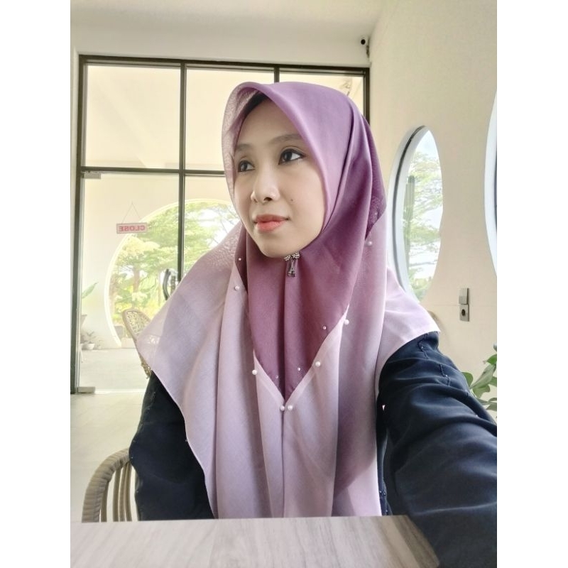 Hijab Javanese | Hijab 2 warna | Hijab paris 2 warna