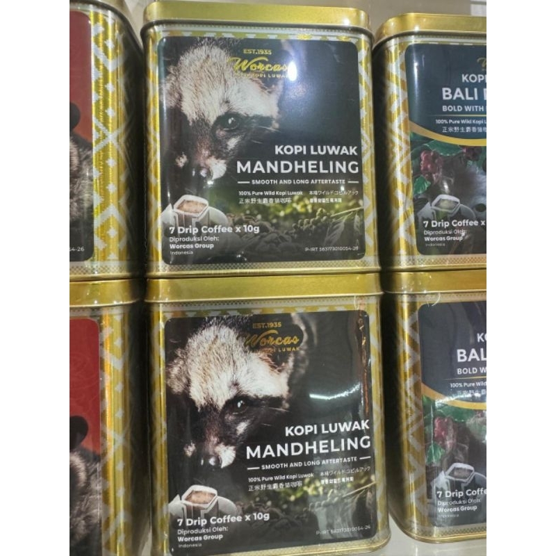 

Coffee tincan Mandhaling sachet 70gram