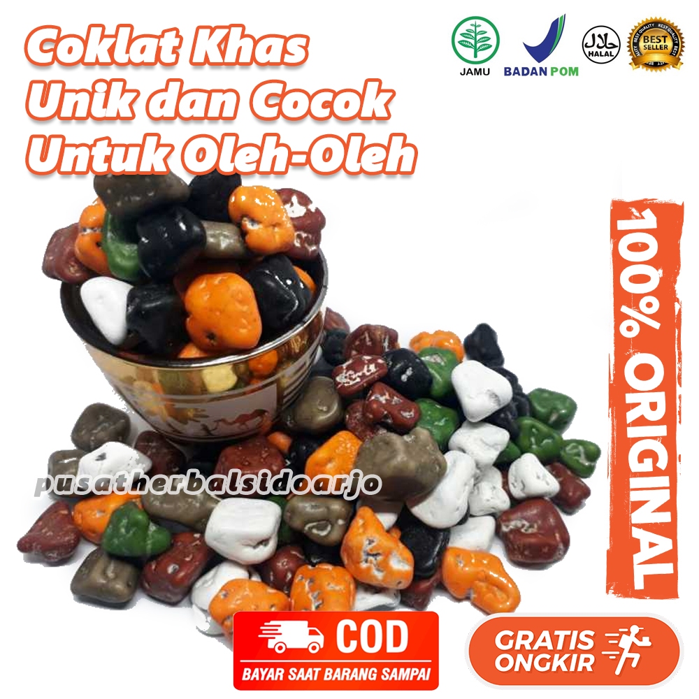 

Coklat Kerikil Turki Coklat Batu Coklat Arab Oleh-Oleh Haji Umroh Coklat Turki Choco Stone Chocolate 1 KG