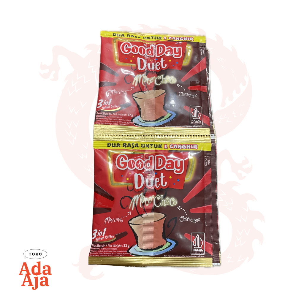 

Goodday Mocachoco Duet Good Day Moca Choco isi 10 Sachet 22gr