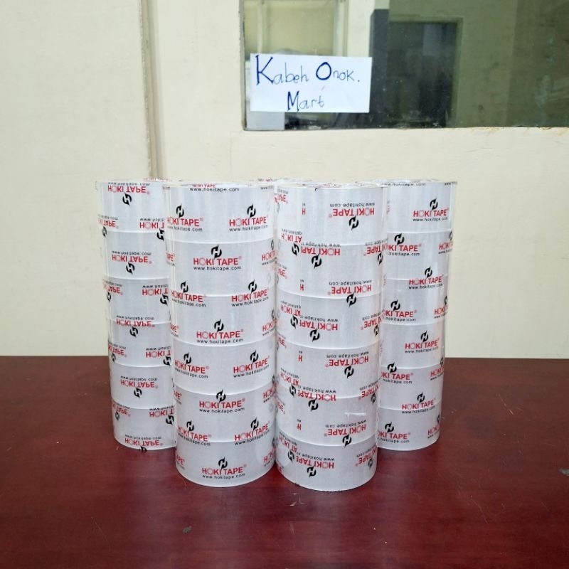 

Lakban Bening Hoki Tape 48mm 90 yard (6 pcs)