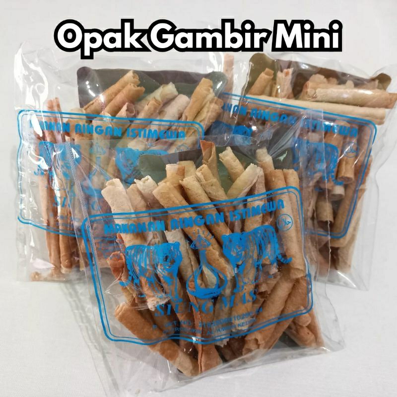 

Opak Gambir Mini 140gr