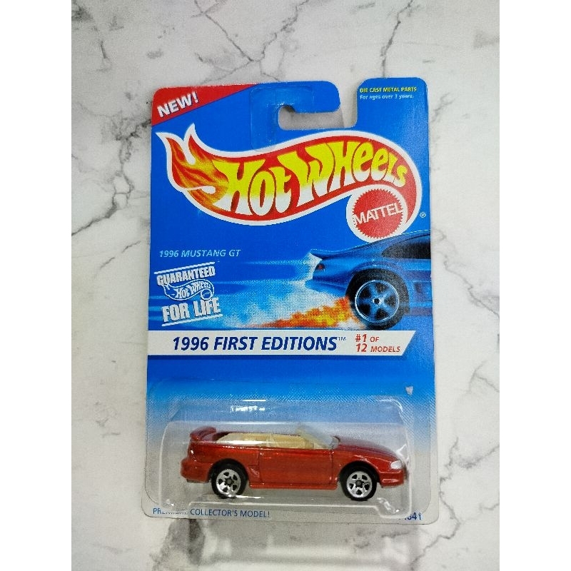 T - HOT WHEELS HOTWHEELS 1996 MUSTANG GT FIRST EDITION MERAH