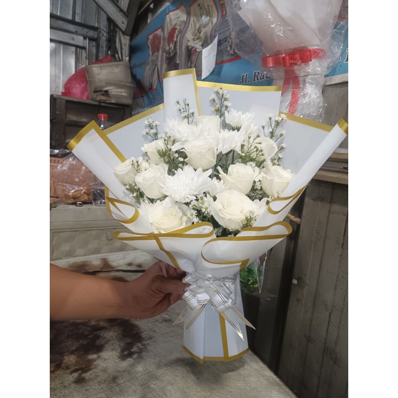 buket bunga segar,buket bunga mawar,buket mawar asli,buket mawar korea